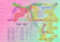 Diagrama que muestra la historia del Fediverso and sus softwares y protocolos